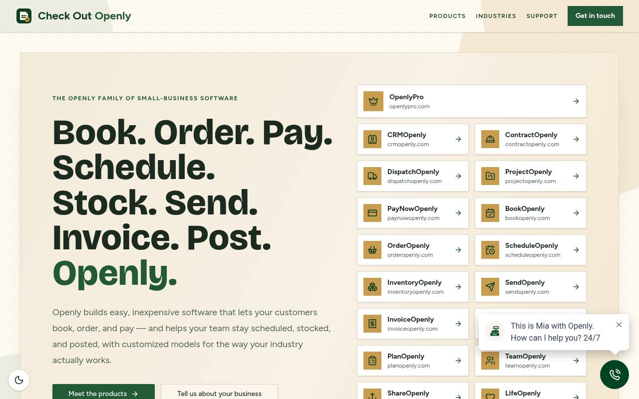 Front page of Check Out Openly
